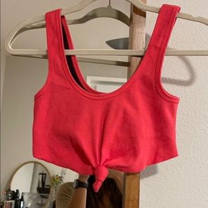 Free People Movement Crop Top Tie Bra
